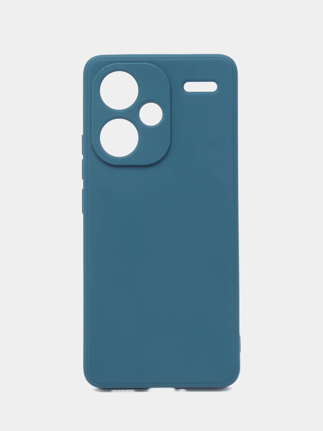 Синий чехол для Redmi Note 13 Pro Plus 5G (Рэдми Нот 13 Про плюс 5Ж), силиконовый