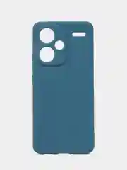 Синий чехол для Redmi Note 13 Pro Plus 5G (Рэдми Нот 13 Про плюс 5Ж), силиконовый