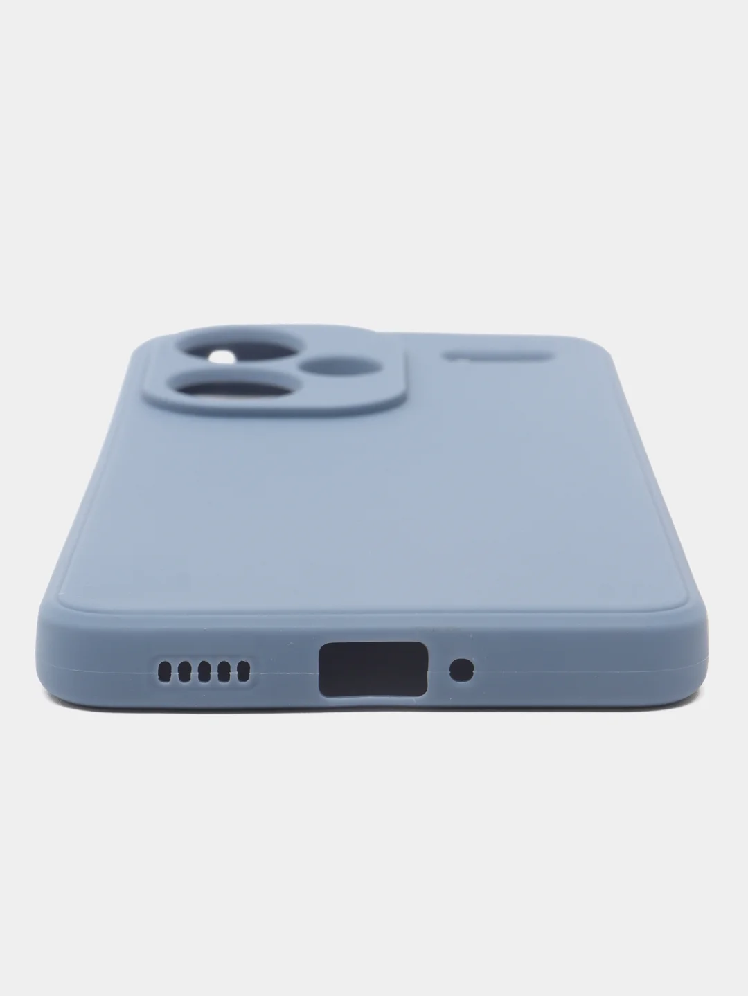 Синий меланж чехол для Redmi Note 13 Pro Plus 5G (Рэдми Нот 13 Про плюс 5Ж), силиконовый