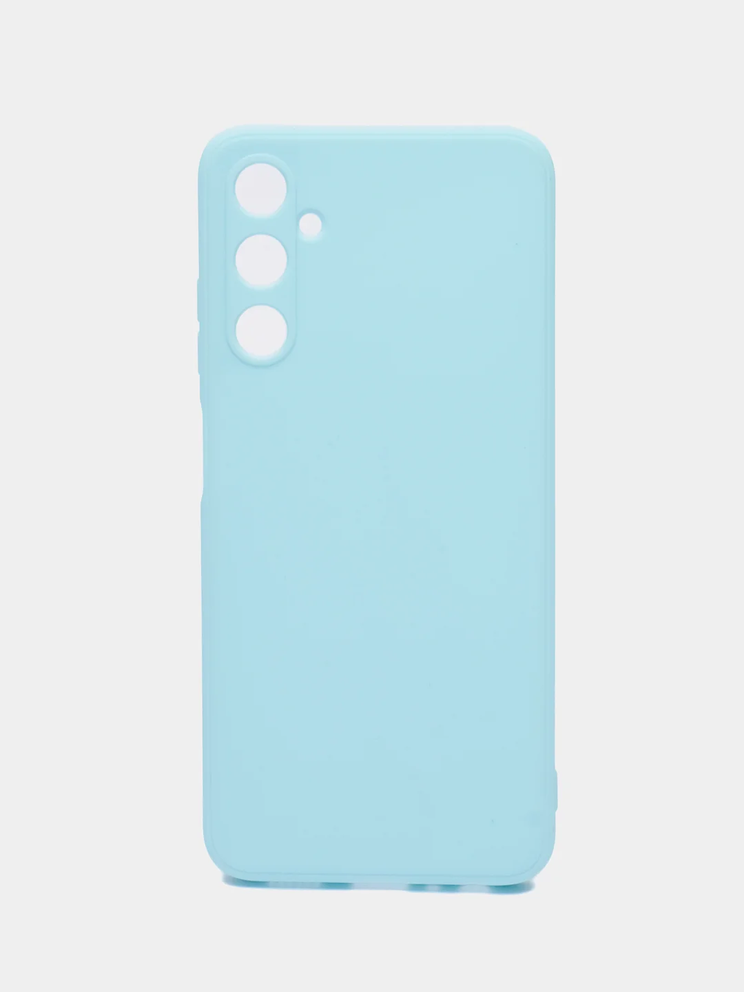 Голубой чехол для Samsung Galaxy A05S (Самсунг Гэлекси А05С), силиконовый, матовый