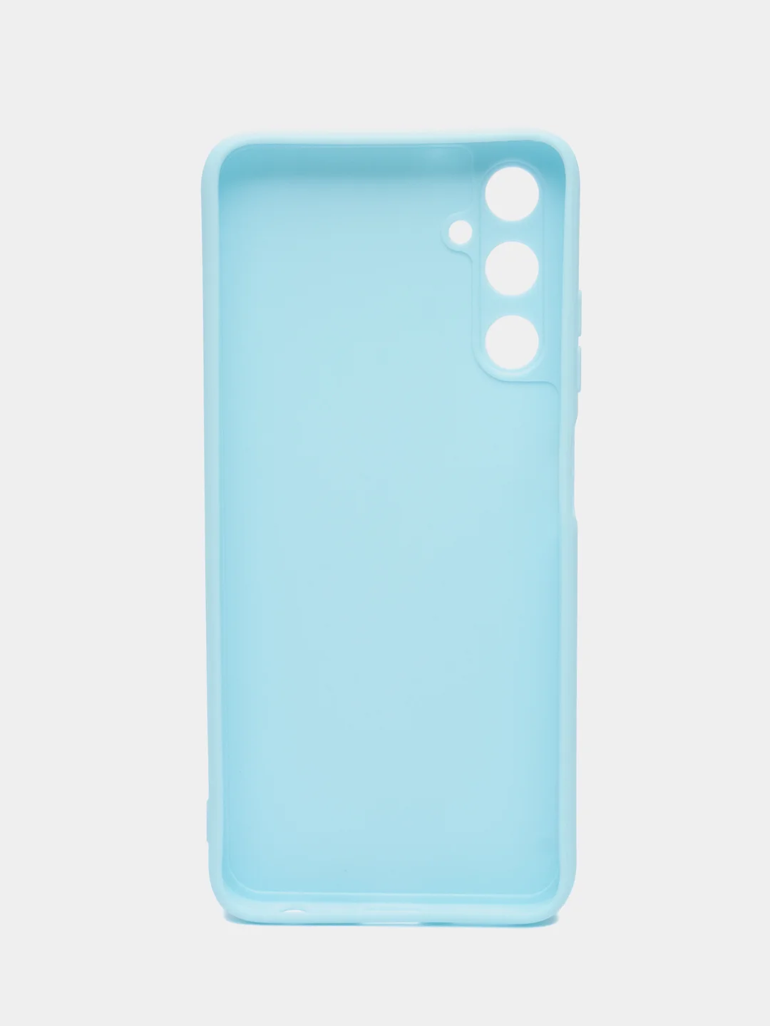 Голубой чехол для Samsung Galaxy A05S (Самсунг Гэлекси А05С), силиконовый, матовый