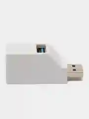 Белый usb-хаб, мини, разветвитель на 3 порта, переходник, HUB 3.0, концентратор