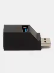 Черный usb-хаб, мини, разветвитель на 3 порта, переходник, HUB 3.0, концентратор