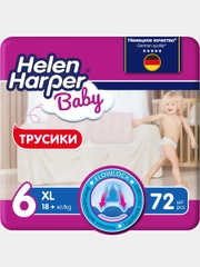 Подгузники трусики Helen Harper Baby размер 6, 18+ кг, 72 штуки