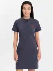 Платье-поло женское LOVE КЛП1471П6 серый, KLERY