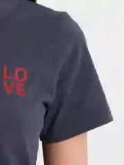 Платье-поло женское LOVE КЛП1471П6 серый, KLERY
