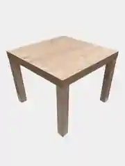 Бежевый стол журнальный "Квадрат"