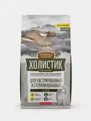 Деревенские лакомства Холистик Премьер 400г, сухой утка д/кастр. и стерил.кошек