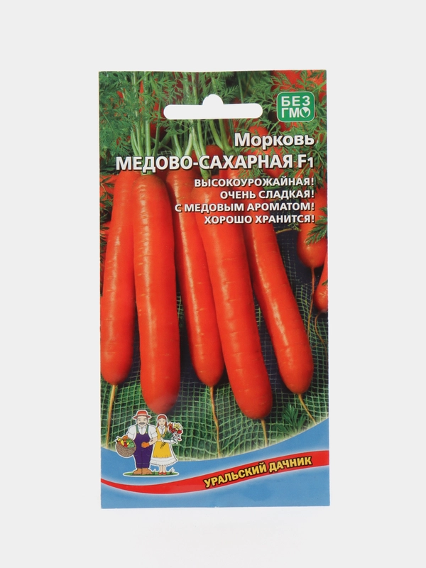 Морковь Медово-сахарная, 1,5 г, Уральский дачник