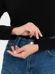 Черный водолазка женская