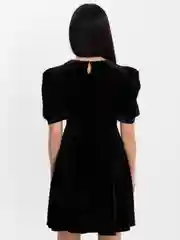 Черный платье женское черное, бархатное