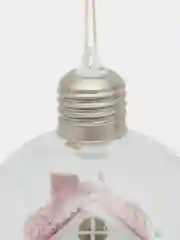 Белый новогодние светящиеся шары