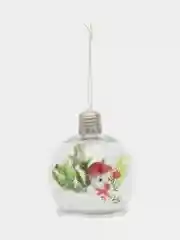 Красный новогодние светящиеся шары