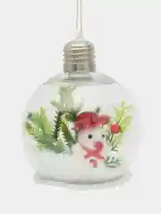 Красный новогодние светящиеся шары