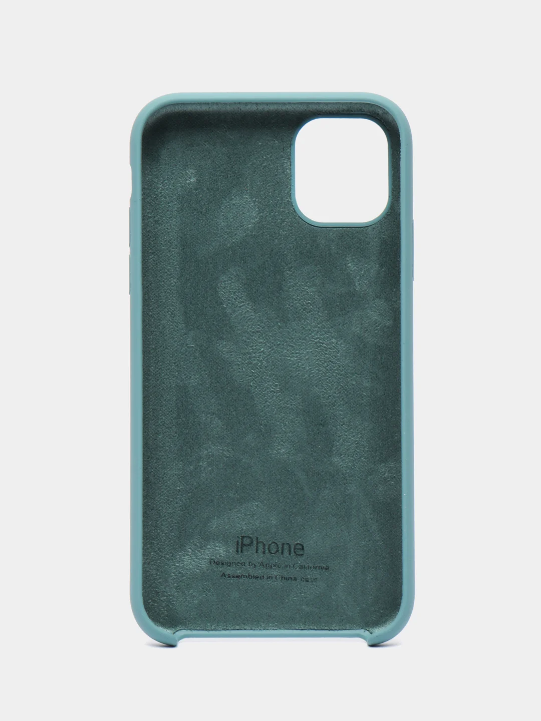 Тёмно-бирюзовый чехол Silicone Case iPhone 6 / 6+ / 7+ / 8+/ X /XS /XR /11/12/12Pro/13 / 13 Pro Max/ 7 /8
