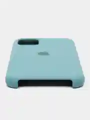Тёмно-бирюзовый чехол Silicone Case iPhone 6 / 6+ / 7+ / 8+/ X /XS /XR /11/12/12Pro/13 / 13 Pro Max/ 7 /8