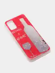 Вишнёвый чехол Samsung Galaxy A02s, Самсунг Галакси А02с чехол силиконовый с рисунком
