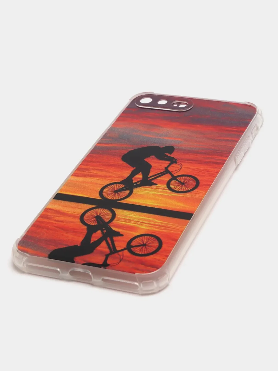 Небесно-голубой чехол Apple iPhone 7 / 8 / SE 2020, 5 / 5s / SE 2016, 7 Plus / 8+ силиконовый с рисунком