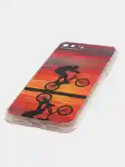 Небесно-голубой чехол Apple iPhone 7 / 8 / SE 2020, 5 / 5s / SE 2016, 7 Plus / 8+ силиконовый с рисунком