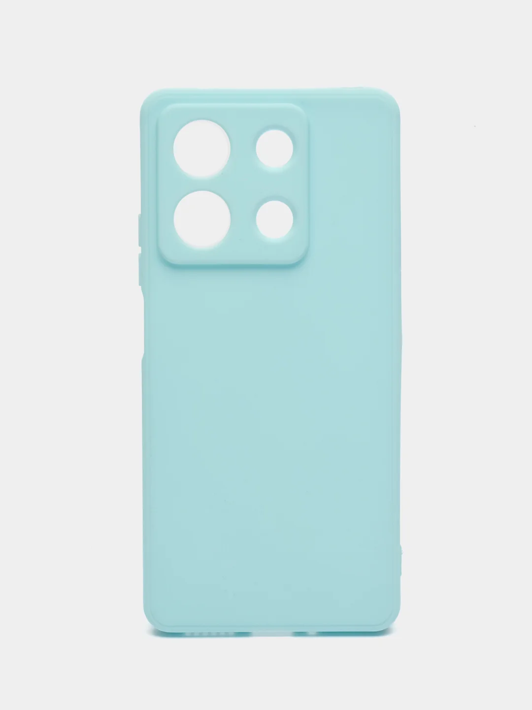 Голубой чехол для Redmi Note 13 5G (Рэдми Нот 13 5Ж), силиконовый