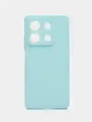Голубой чехол для Redmi Note 13 5G (Рэдми Нот 13 5Ж), силиконовый