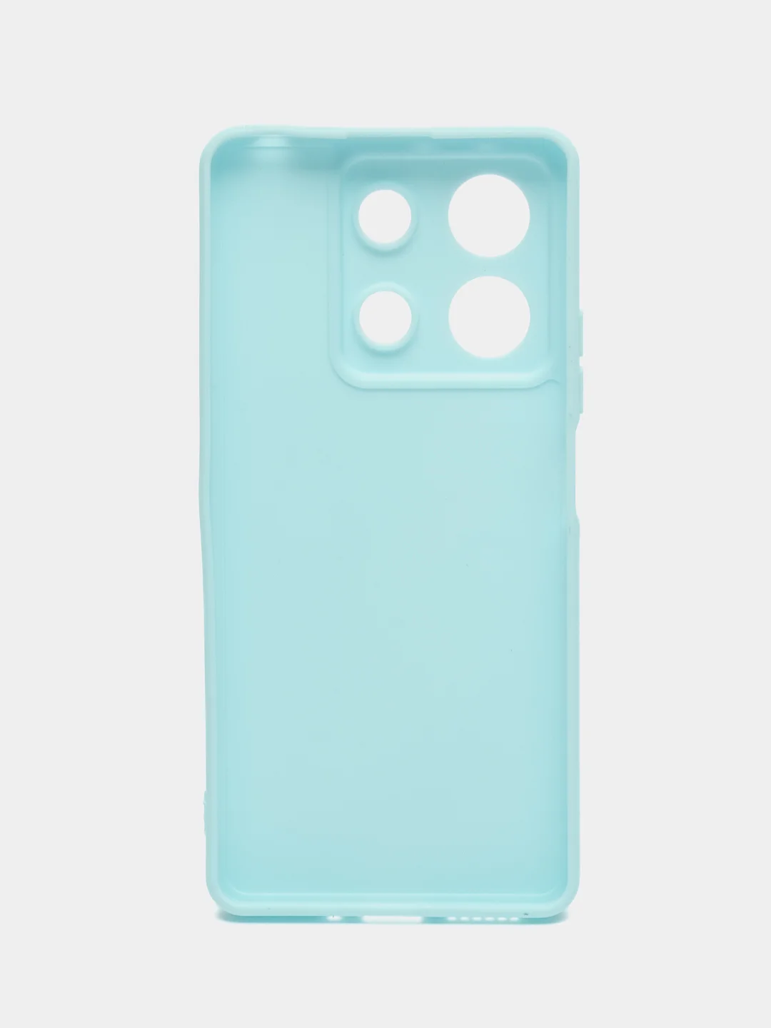 Голубой чехол для Redmi Note 13 5G (Рэдми Нот 13 5Ж), силиконовый