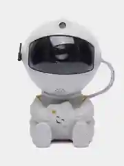 Белый ночник "Космонавт", проектор звездного неба