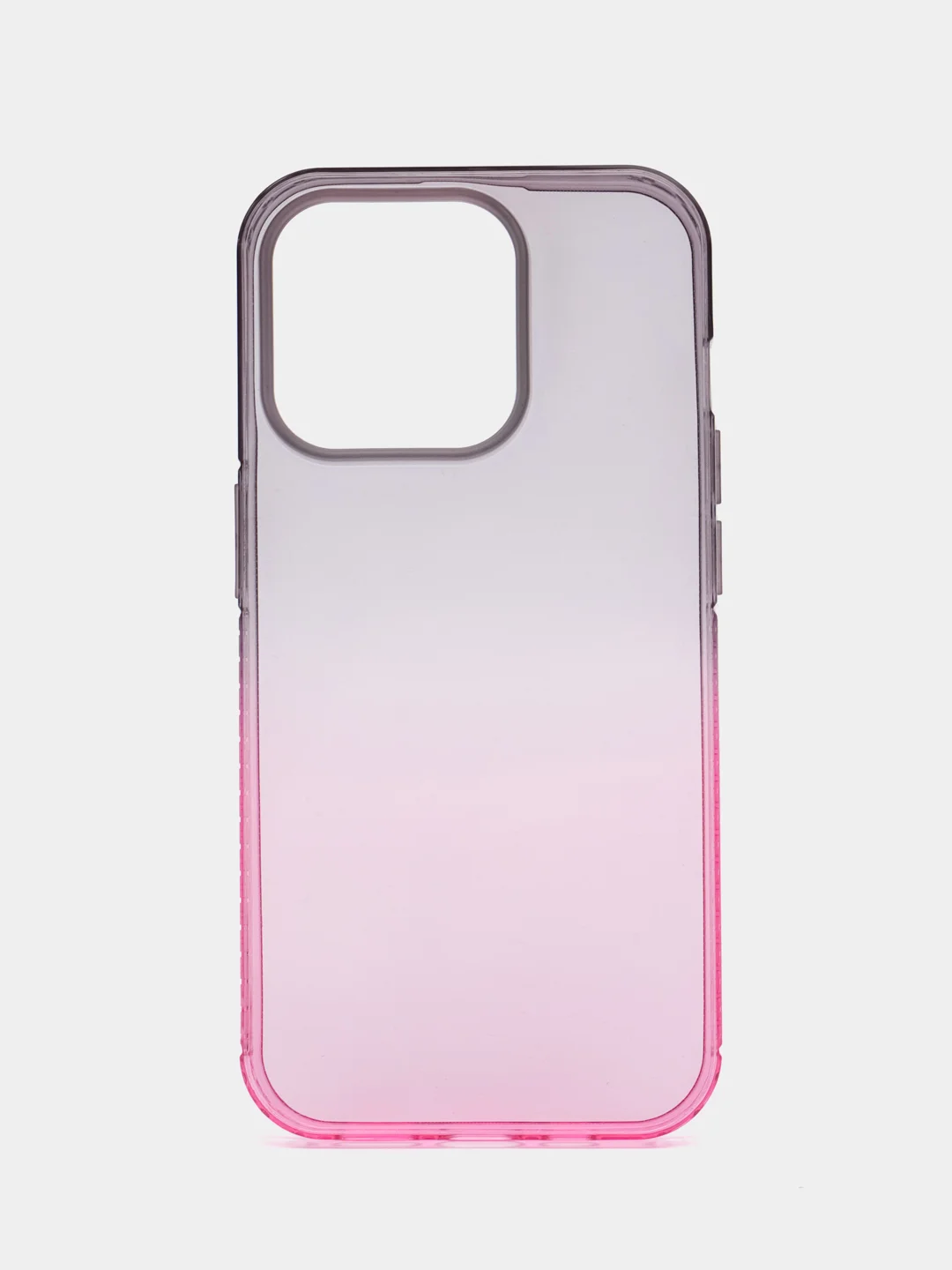 Вишнёвый чехол для iPhone (Айфон) 7, 8, SE, XR, XS, 11, 12, 13, 14, 15, mini, Pro, Plus, Max прозрачный с градиентом