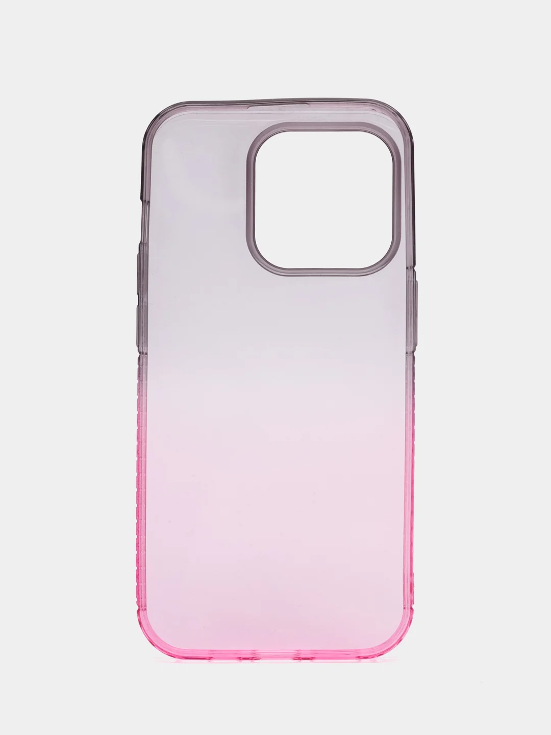 Вишнёвый чехол для iPhone (Айфон) 7, 8, SE, XR, XS, 11, 12, 13, 14, 15, mini, Pro, Plus, Max прозрачный с градиентом