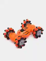 Голубой машинка-вездеход трюковая Stunt Car, на пульте управления