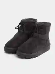 Черный угги женские, на меху