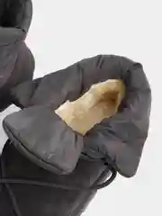 Черный угги женские, на меху