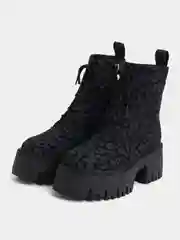 Индиго ботинки женские, зимние челси с мехом