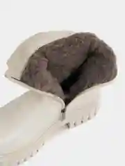 Белый ботинки женские зимние