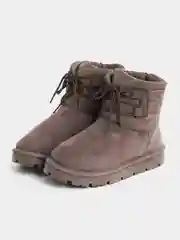 Бежевый угги женские, на меху