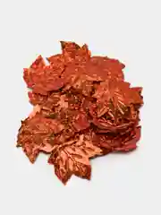 Бордовый пайетки кленовые листочки, для одежды, для творчества, в наборе 20 штук