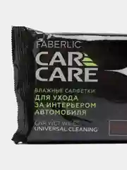Влажные салфетки для ухода за интерьером автомобиля Faberlic