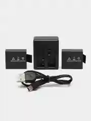 Зарядное устройство и 2 аккумуляторные батареи для SJCAM SJ4000 SJ5000
