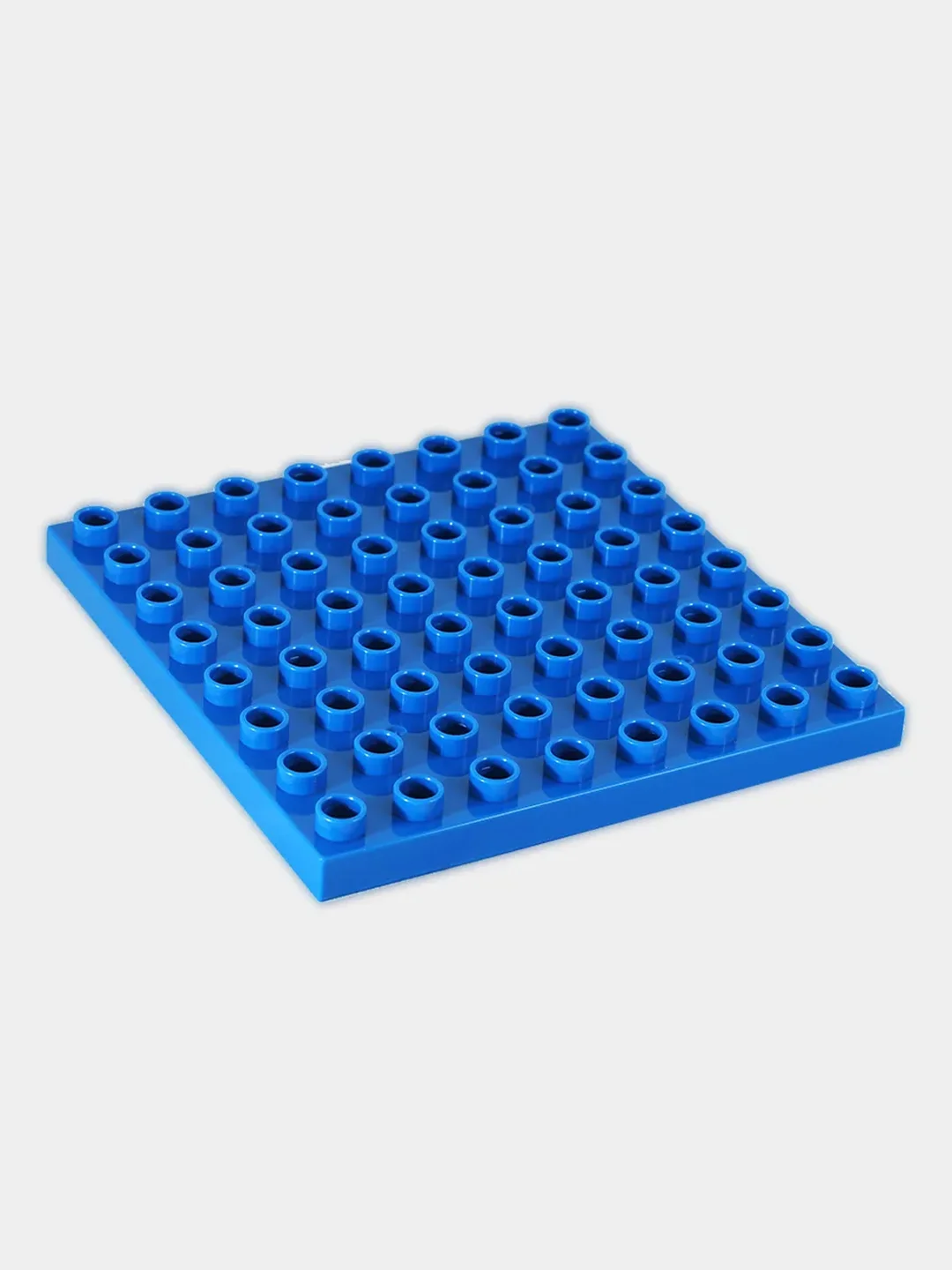 Синий строительная платформа для крупного конструктора типа Lego Duplo, пластина 12 х 12 см