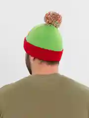 Зеленый новогодняя шапка со светодиодной подсветкой