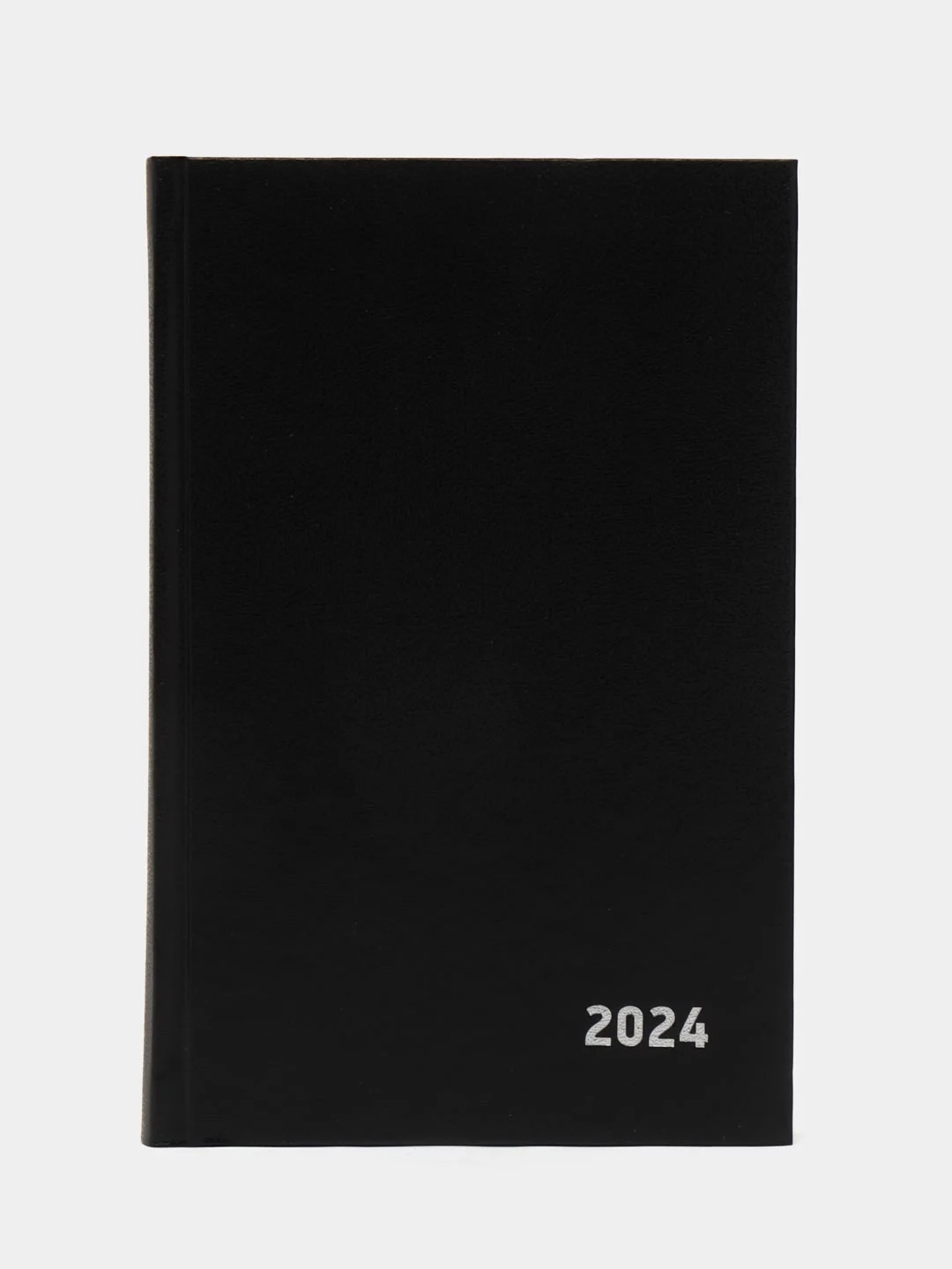 Черный ежедневник датированный 2024 г, А5, 168 л, бумвинил