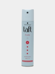 Лак для волос Taft Ultra Pure, сверхсильная фиксация, 250 мл