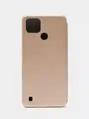 Золотой чехол-книжка Realme C21Y / C25Y Реалми С25У / С21У