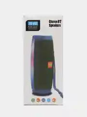 Бирюзовый беспроводная Bluetooth колонка TG-157 c LED подсветкой