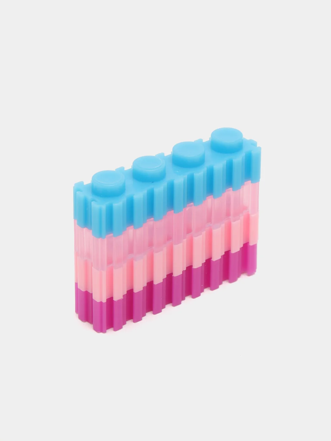 Белый конструктор детский, 3D, Bearbrick "Медведь", с подсветкой