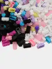Белый конструктор детский, 3D, Bearbrick "Медведь", с подсветкой