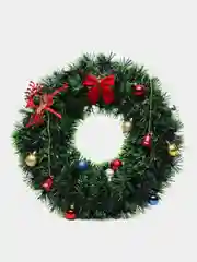 Зеленый венок новогодний с яркой подсветкой, 30 ламп, диаметр - 40 см, рождественский венок
