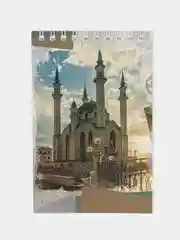 Алый блокнот на пружине, 10 х 15 см, А6, 40 листов