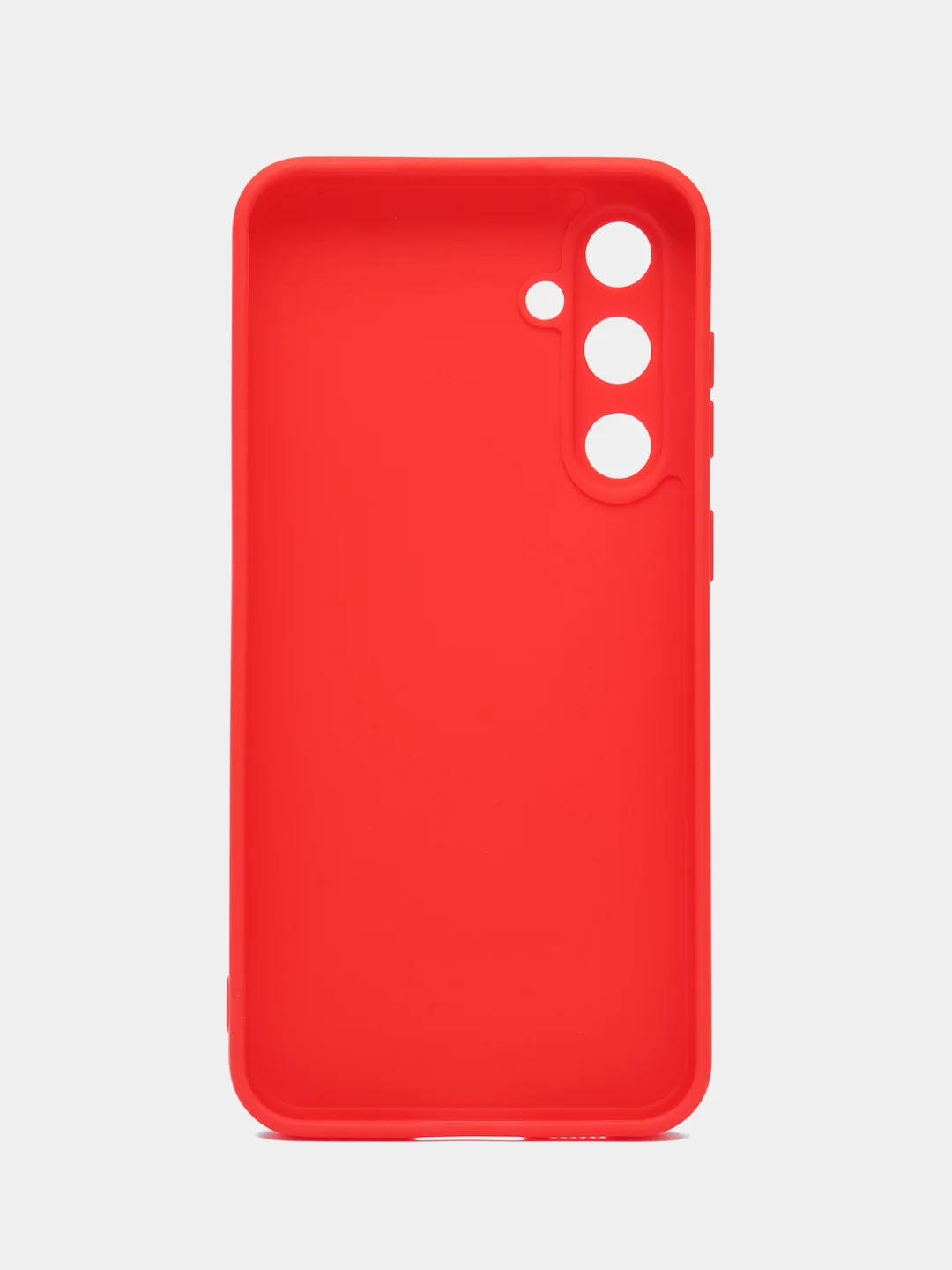 Красный силиконовый чехол для Samsung Galaxy S23 FE (Самсунг галакси с 23 фе), прозрачный