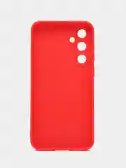 Красный силиконовый чехол для Samsung Galaxy S23 FE (Самсунг галакси с 23 фе), прозрачный